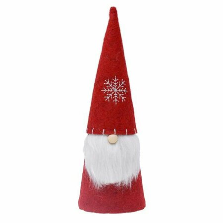 GIFT ESSENTIALS 8 in. Red Felt Gnome GE1021